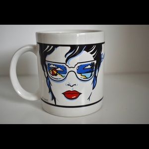 Vintage SAN FRANCISCO Coffee Mug Cup Colorful Art